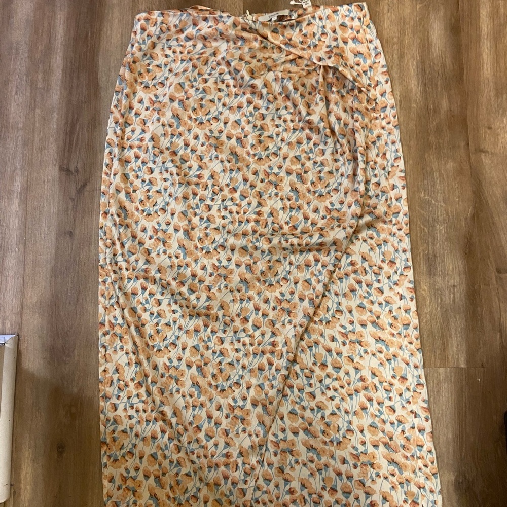 Vince silky mid skirt